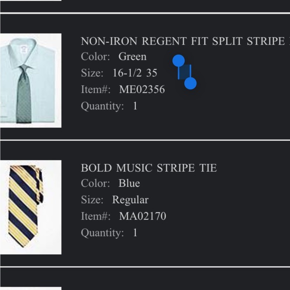 Brooks Brothers NON-IRON REGENT FIT SPLIT STRIPE DRESS SHIRT - Picture 3 of 5